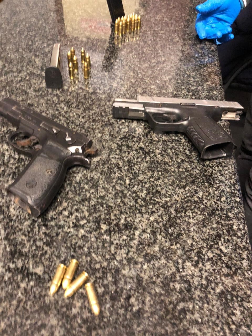 Three men bust with firearms in Durban