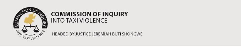 The Commission of Inquiry into taxi violence continues on 04 March 2020