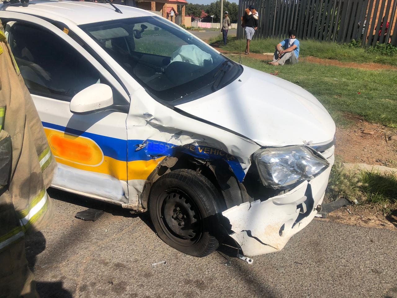 One person injured in collision in Boksburg