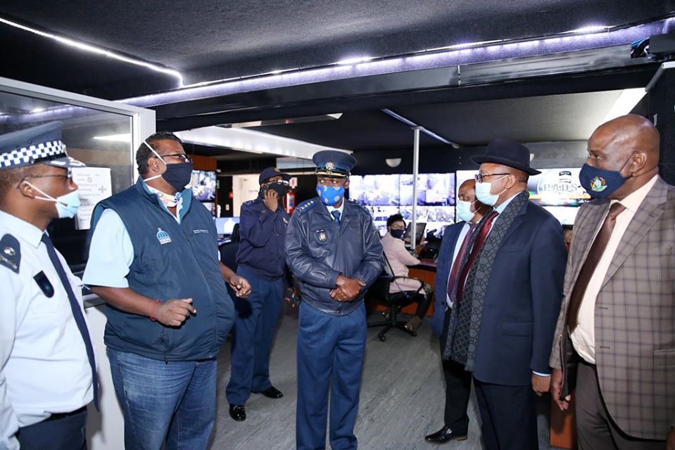 Visit to Ethekwini Municipality Disaster Camera Room Management