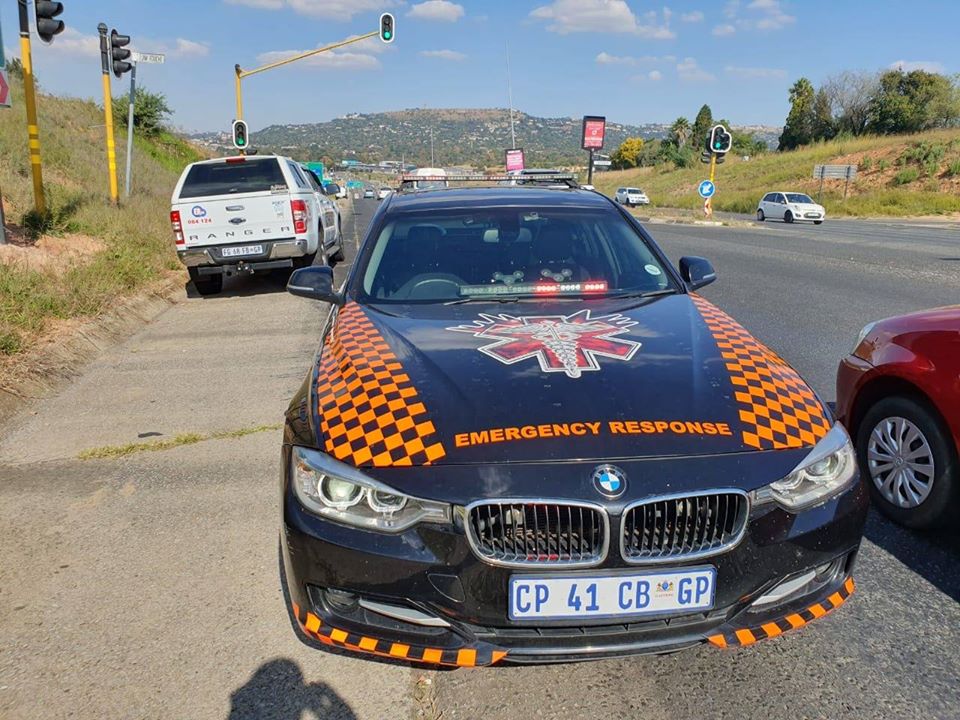 Vehicle collision in Roodepoort