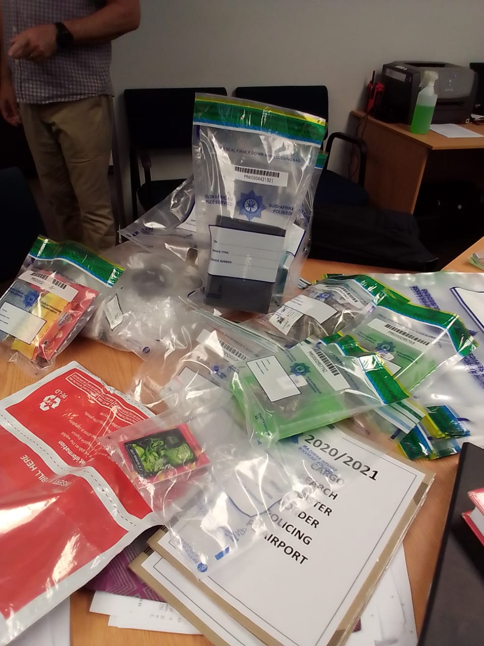 Drugs worth R80 000 recovered at the airport