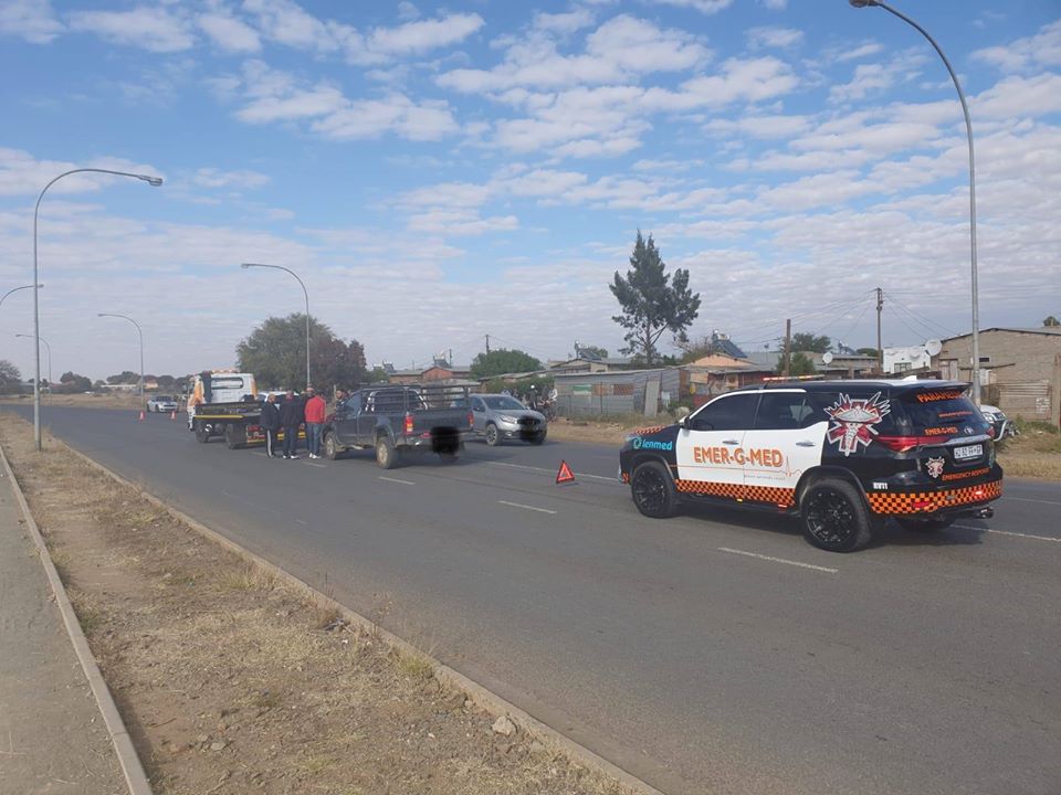 One injured in a two-vehicle collision in Kimberley