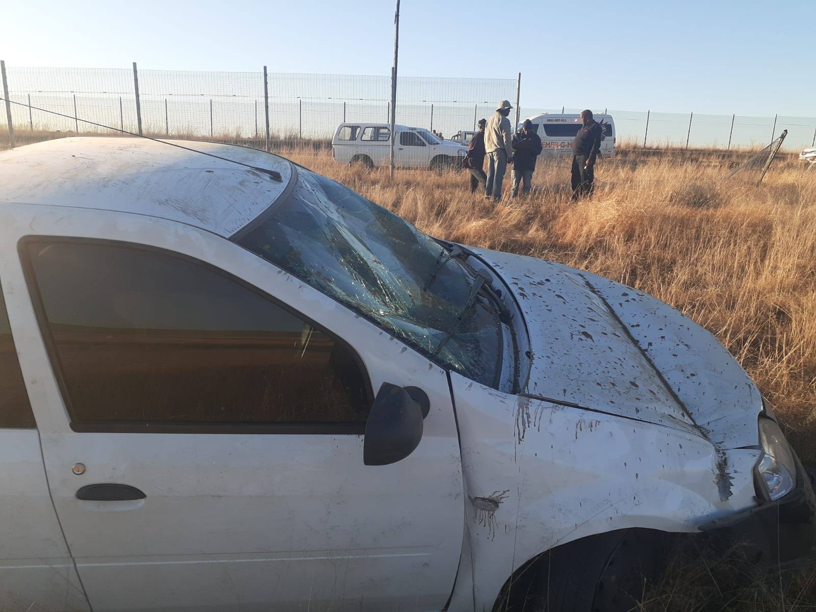 Single-vehicle rollover near Harrismith