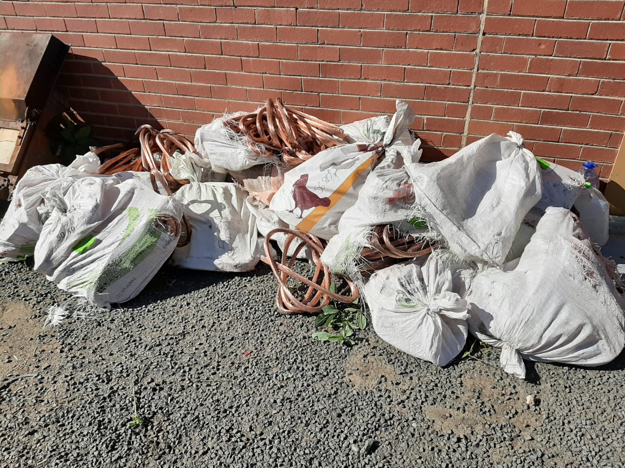 Copper worth approximately R98 000 confiscated and one arrested