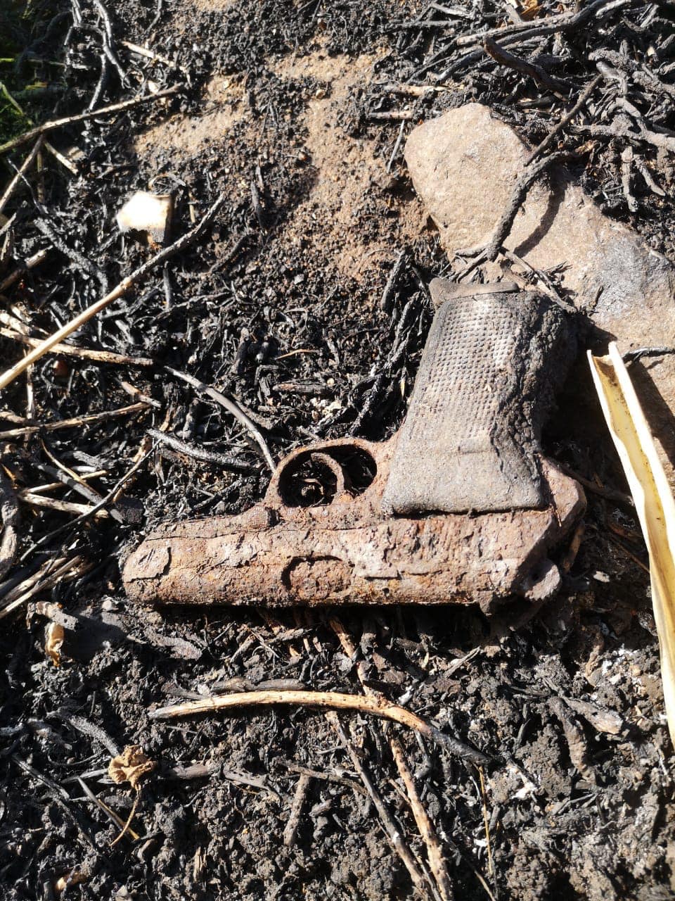 Firearm recovered in a bushfire in Canelands - KZN
