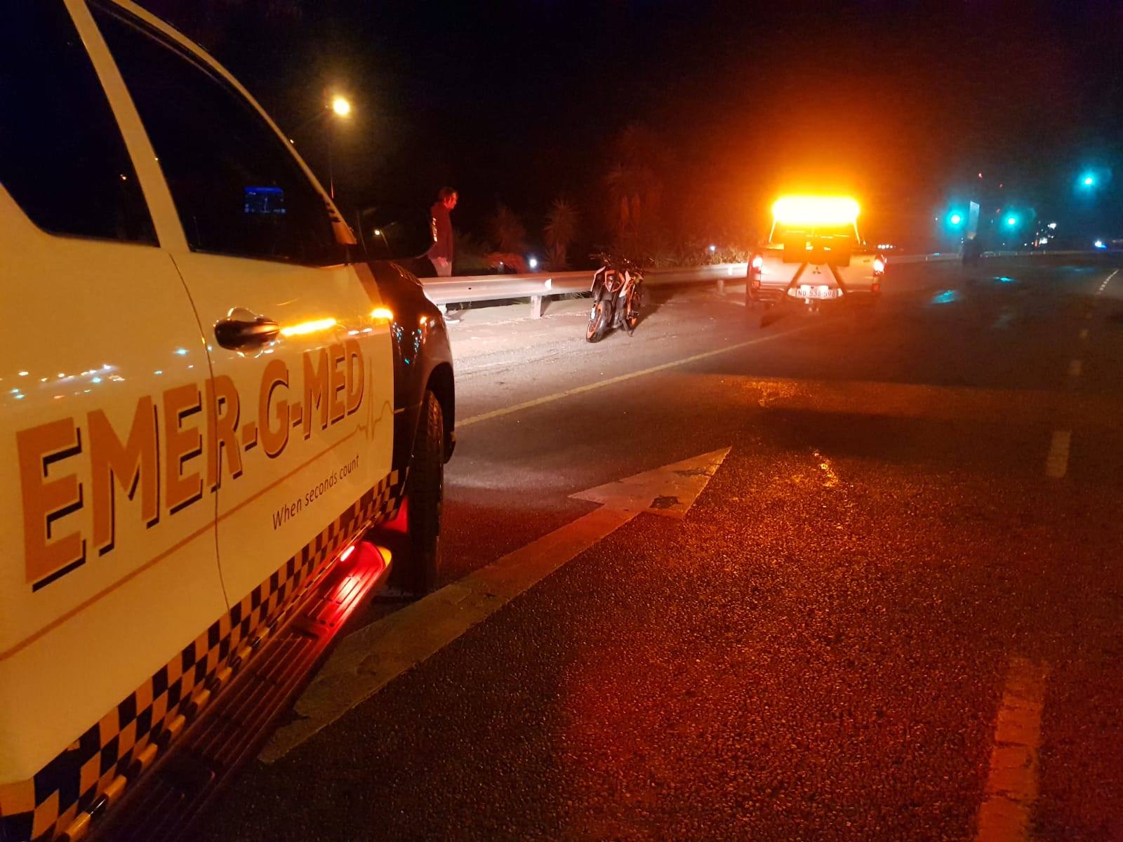 One person injured in motorbike collision in Pretoria East
