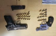 Anti-Gang Unit members arrest four men and seize four unlicensed firearms and ammunition after gang shootings in Steenberg