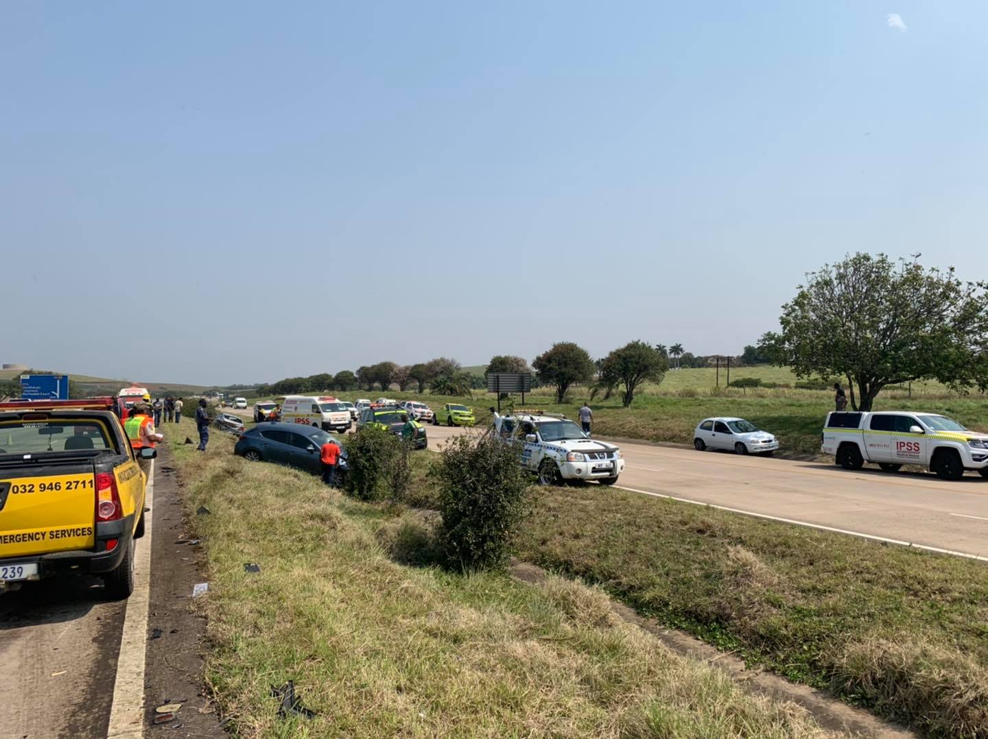7 Injured in a 4-vehicle-collision on the N2, Stanger