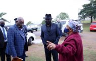 Minister Cele and MEC Ntuli visit Kwandengezi township following the weekend multiple murders