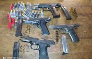 Four firearms seized in Dalton, three men due in court