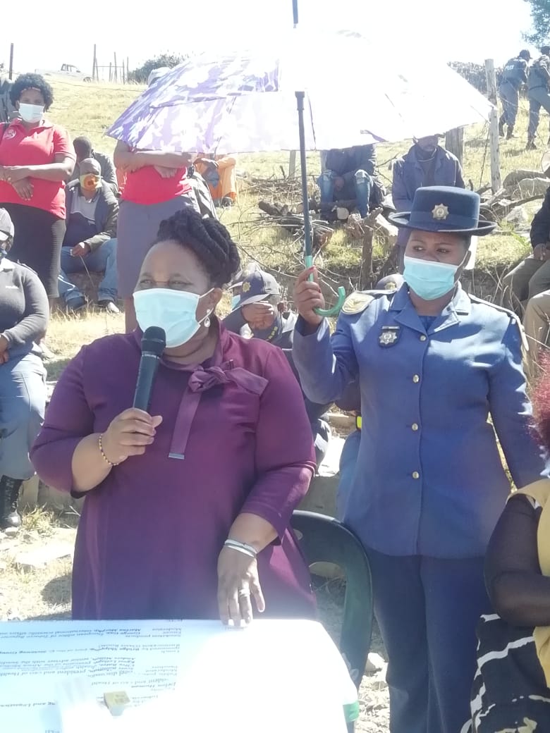 MEC Tikana-Gxothiwe visited the family of the young lad murdered by his uncle last week