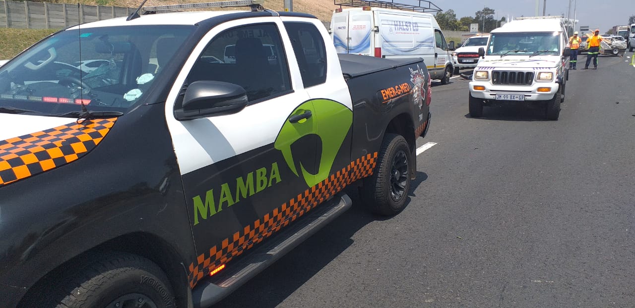 Two injured in a multiple vehicle collision on the N3