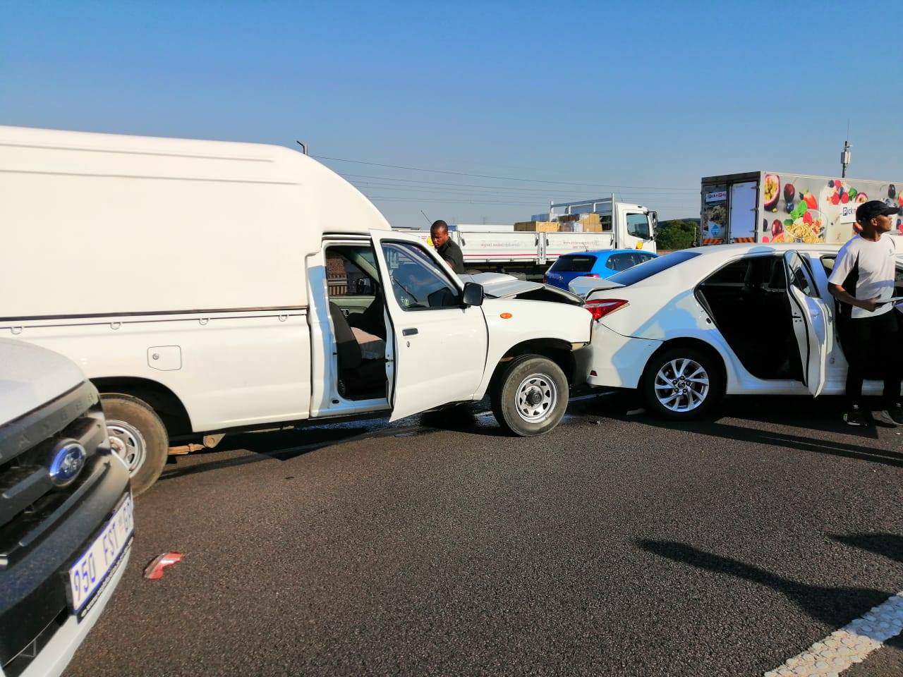 Multiple vehicle collision on the N1 South, Centurion