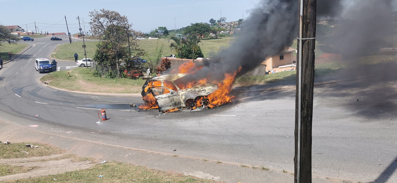 BMW purchased as birthday gift guttered in a fire in Trenance Park