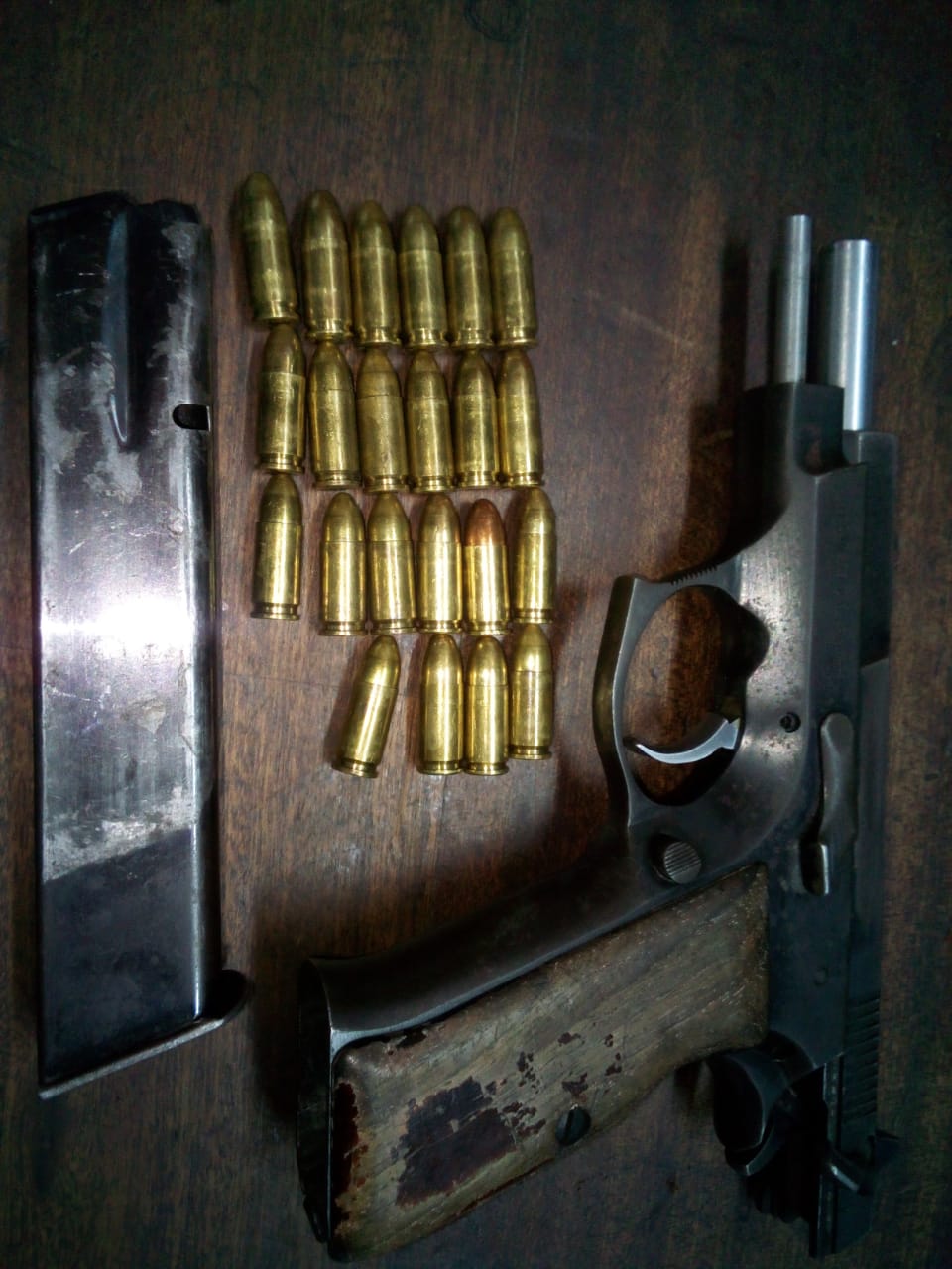 Three men nabbed with firearms and ammunition