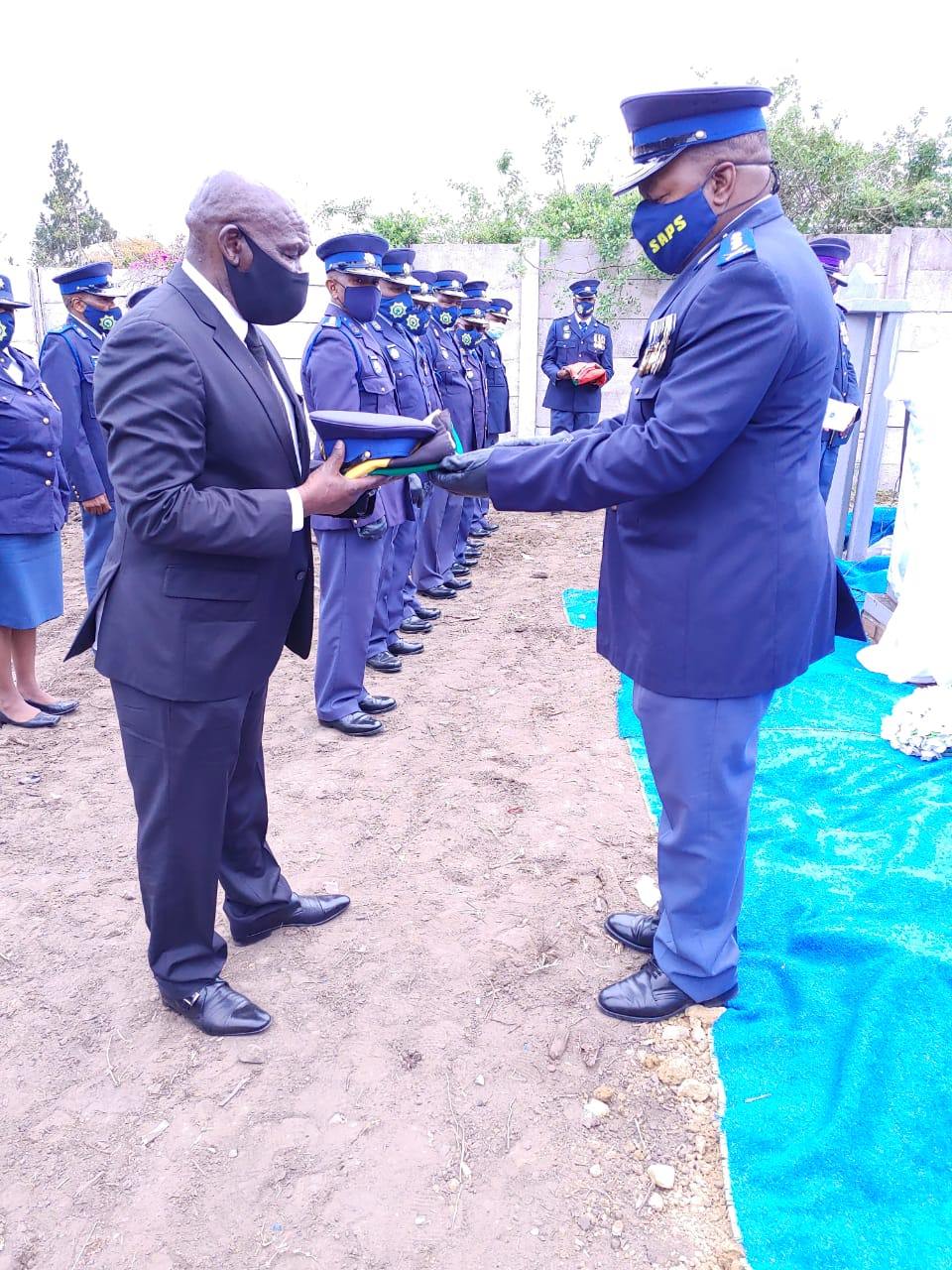 Minister Cele paid last respect to slain police official