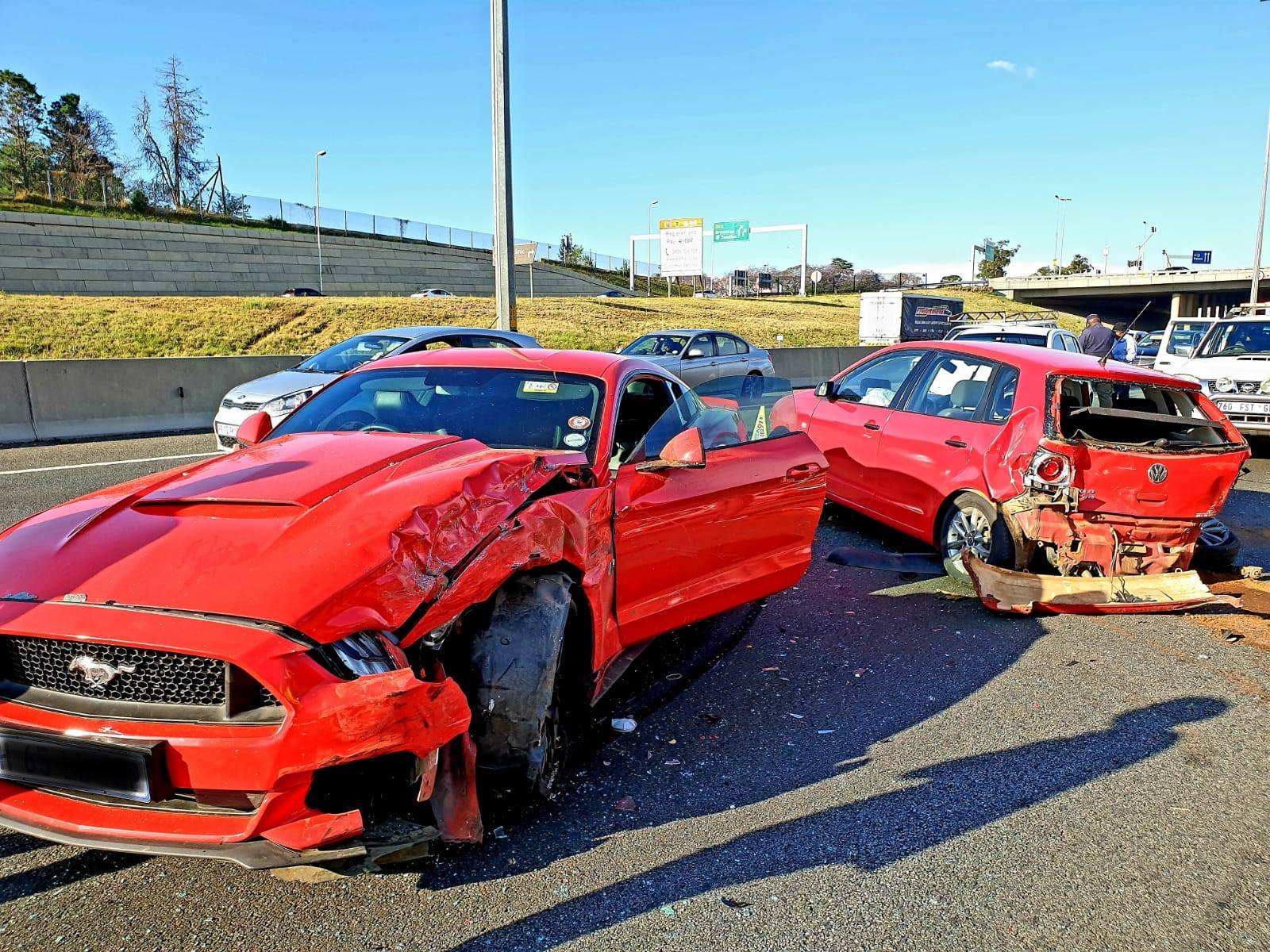 Several injured in a collision in Fourways