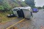 Vehicle rollover crash at Fields Hill, Kloof
