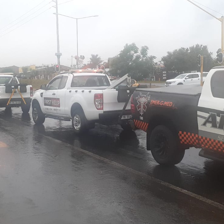 Vehicle collision in Krugersdorp