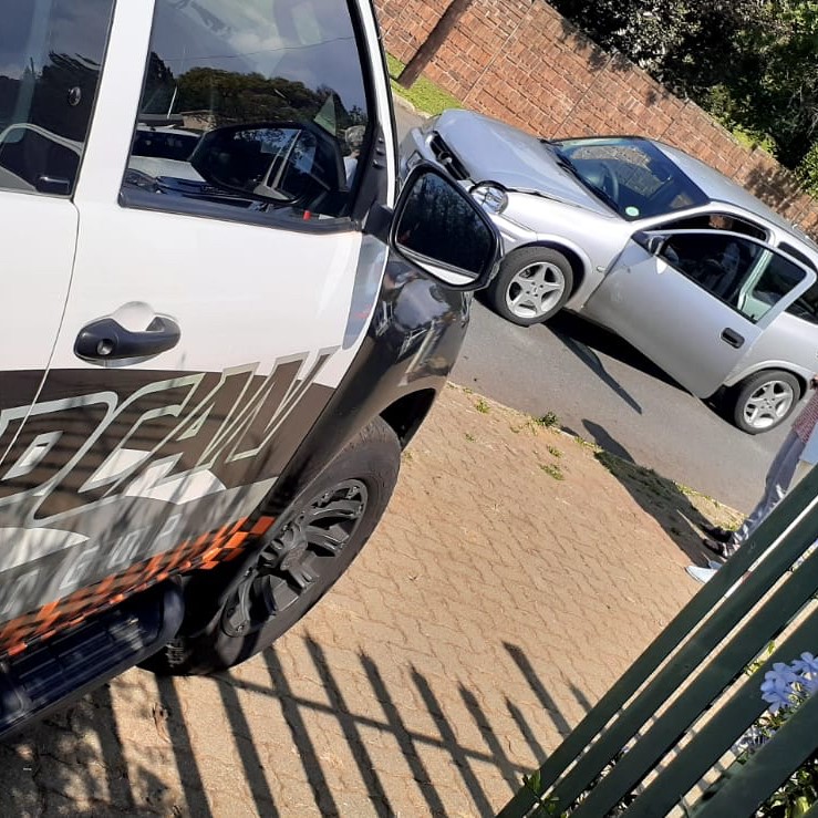 Vehicle collision in Krugersdorp