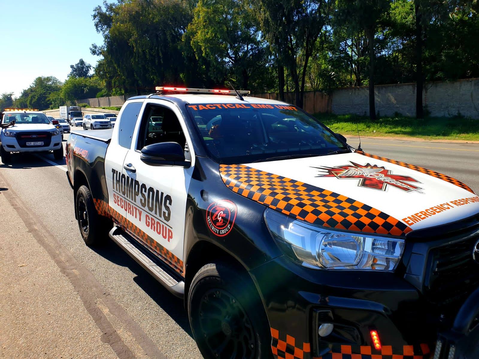 Multiple vehicle collision in Bryanston