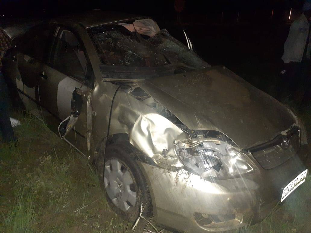 Two injured in a collision in Harrismith