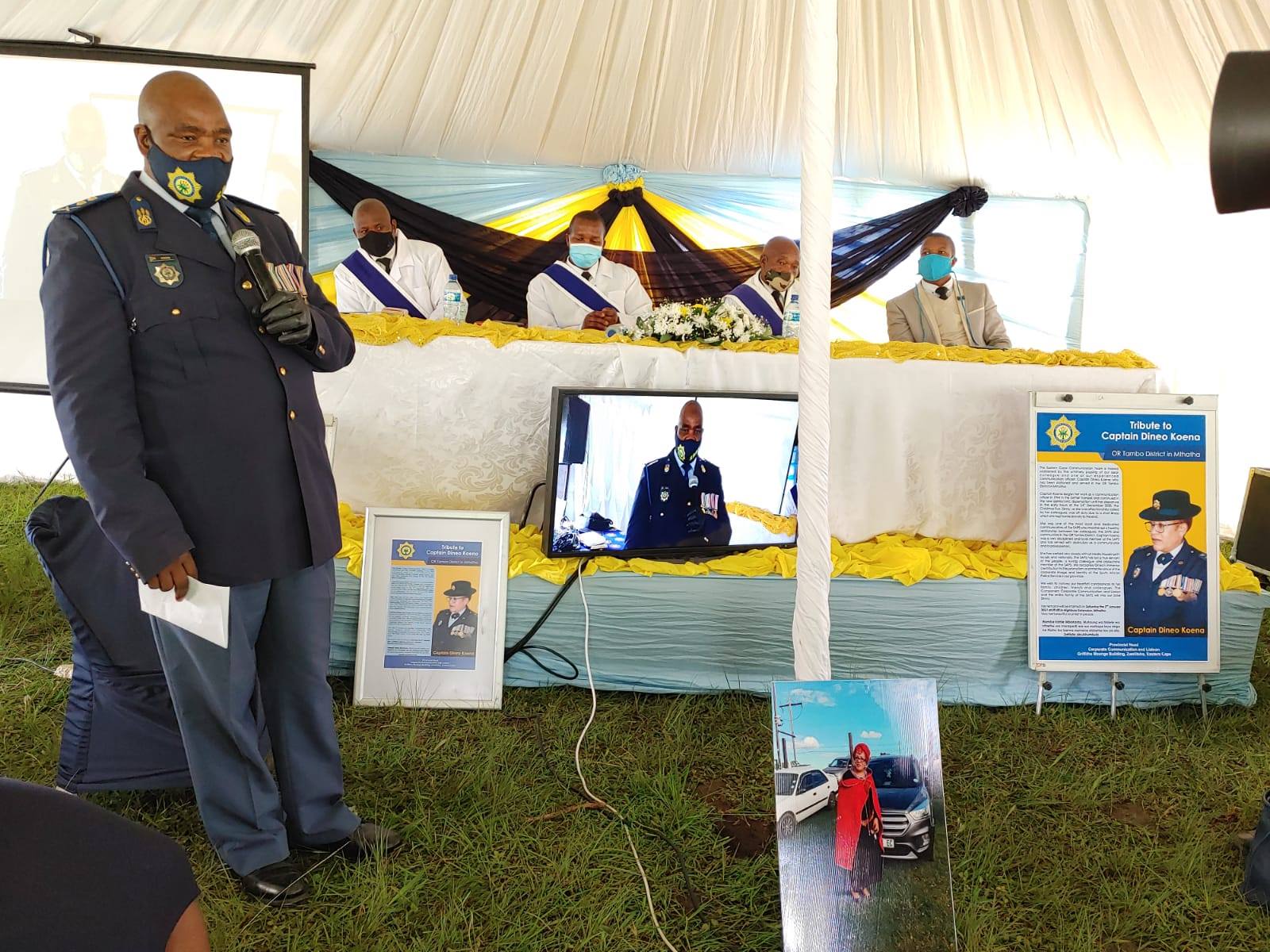 SAPS Eastern Cape pay last respect to their committed communicator