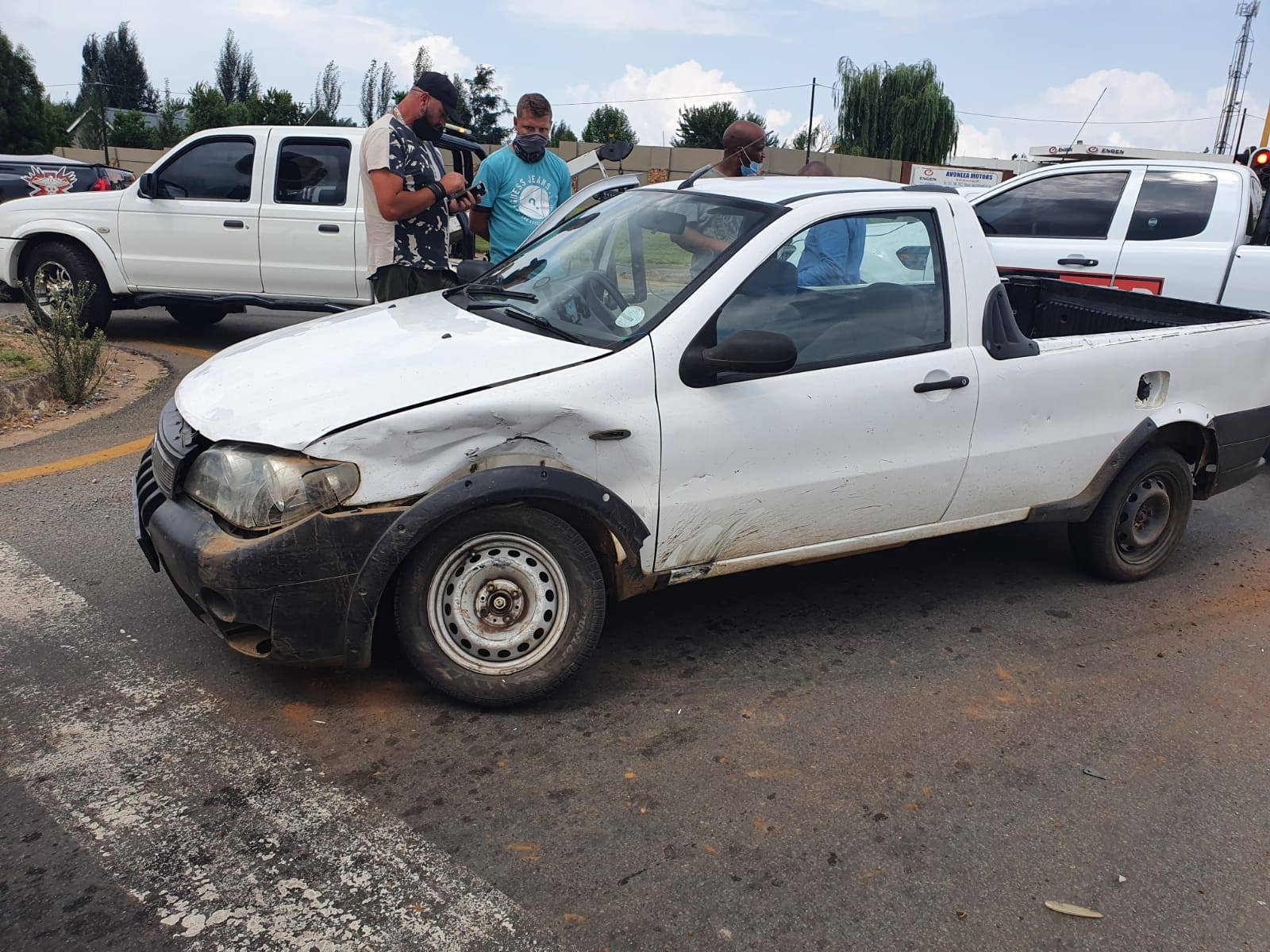 Two injured in a collision in Kempton Park