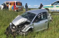 Two seriously injured in a single-vehicle collision on the N11