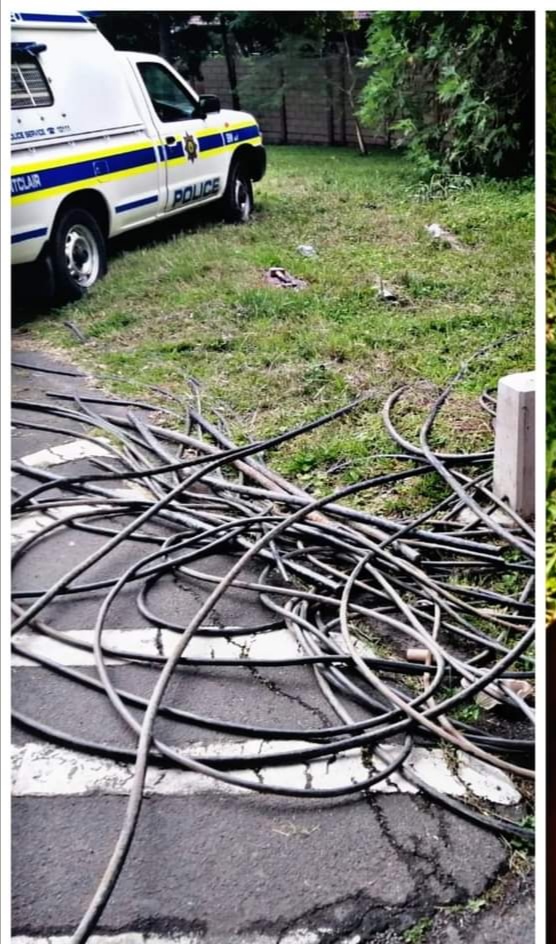 Man caught with stolen copper cables