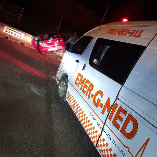 Fortunate escape from injury in a road crash in Nelspruit