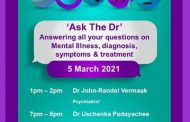 Have your questions answered on on Mental Illness, diagnosis, symptoms & treatment!