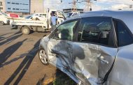 Road crash at an intersection in Isando