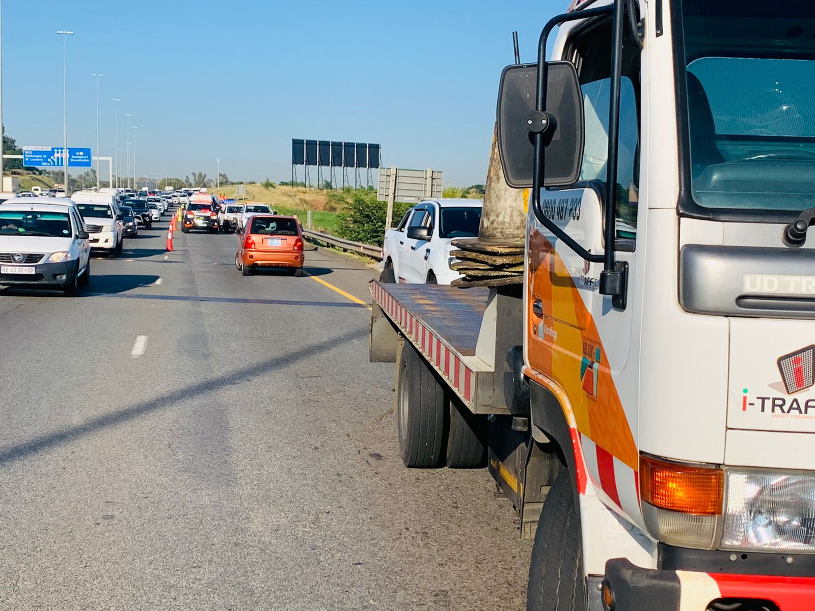 Two injured in a collision on the N1, Olivedale