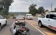 Two injured in a collision between a vehicle and motorcycle in Pretoria
