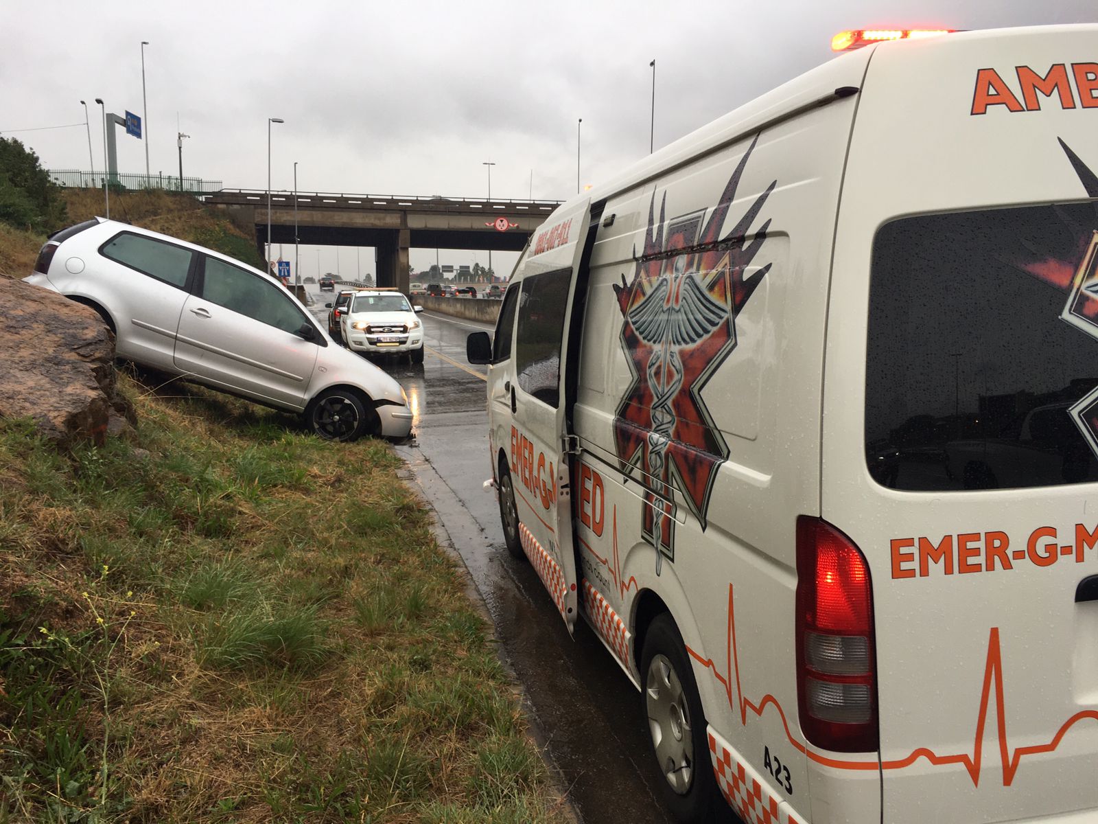 One injured in a collision on the N1