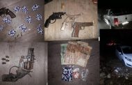 Seven firearms and three vehicles recovered provincial vehicle team