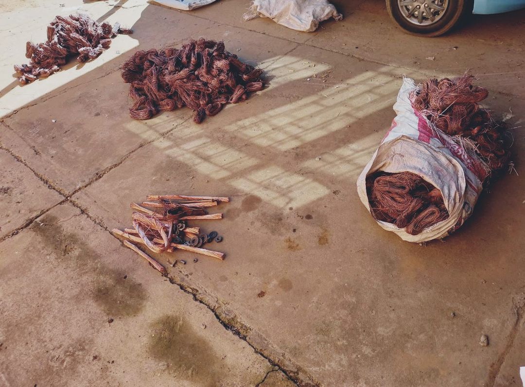 Four accused appear for possession of copper cables