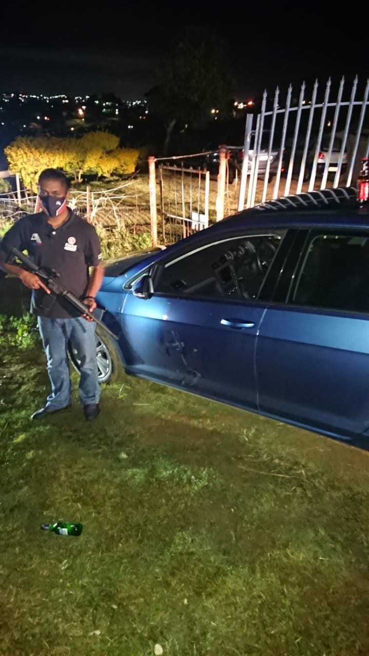 Vehicle recovered after hijacking from the KwaMakutha area