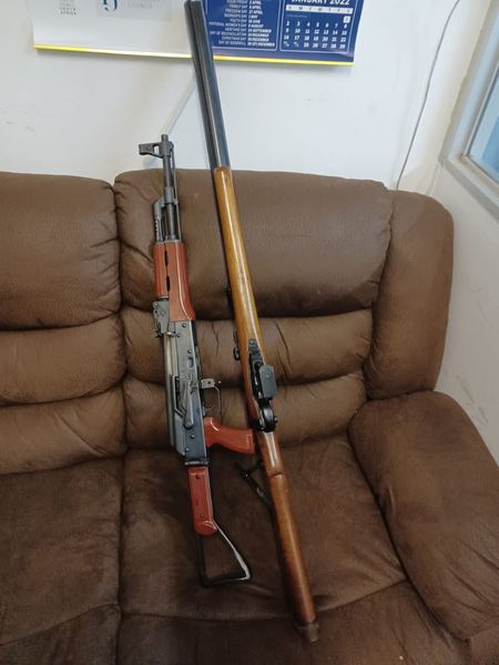 Suspects nabbed for unlawful possession of firearms and ammunition and possession of suspected stolen property