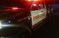 Fortunate escape from injury in a single vehicle rollover in Sandton