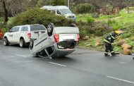 One injured in a vehicle rollover on Philip Kgosana Drive