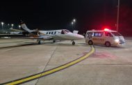 Air evacuation for two patients from from West Africa to King Shaka International Airport.