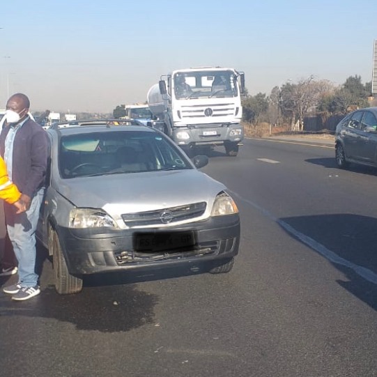 Vehicle collision on the N12 in Elandsfontein