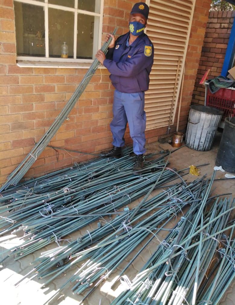 Copper cable stolen from train station recovered, two suspects arrested