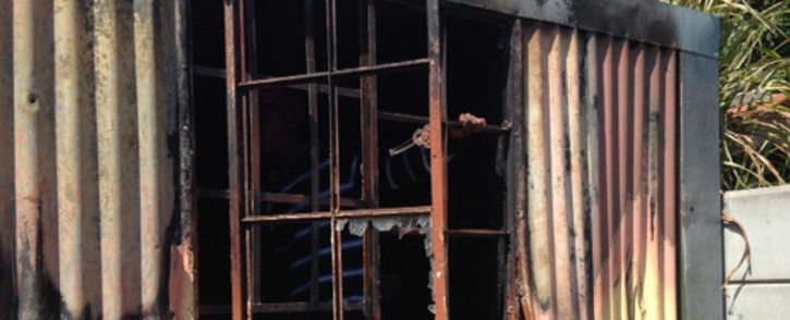 Two die in shack fire