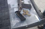 Suspect arrested in possession of unlicensed firearm and ammunition and presumed stolen property