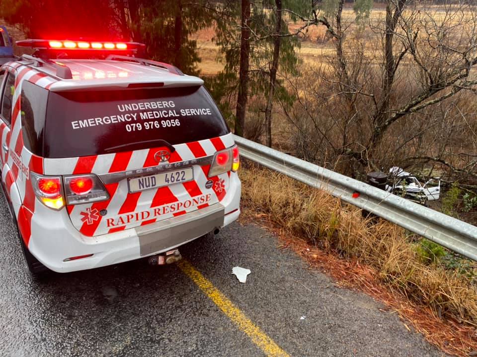 Crash along the R612 in the vicinity of Nkwezela Location.