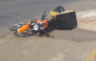Motorcycle collision in Edenvale